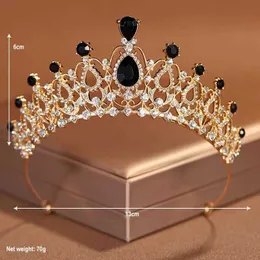 Hochzeitshaarschmuck Itacazzo Braut Kopfbedeckung Schwarze farbige Damen Exquisite Prom Crown Performance Tiaras