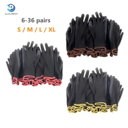 Handschuhe 1030 Paare von Nitrilsicherheitshandschuhen, PU -Handschuhen und mechanischen Handschuhen mit palmenbeschichteten Arbeiten, erhalten CE EN388