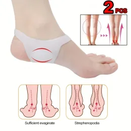 Strumento 2 pcs piedi di cura del dolore Sollievo Supporto utensile Correzione piatta Correzione ortotica insole Plantar fascite Feet Cushion Body Health Care