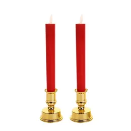 3 pezzi candele Long candette candele senza fumo eternal flame simulazione sede della chiesa della chiesa atmosfera decorazione decorazione candela festa