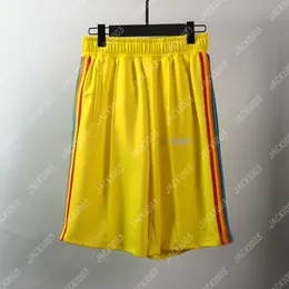 Palm PA 2024ss Summer Casual Men Women Rainbow Stripes Boardshorts Breathable Beach Shorts Comfortable Fitness Basketball Sports Short Pants 4507 Angels ZQY