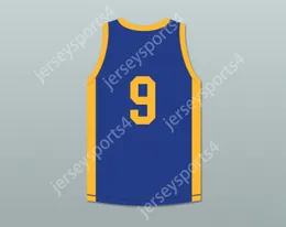 Anpassad Nay Mens Youth/Kids Drake Jimmy Brooks 9 Degrassi Community School Panthers Home Basketball Jersey med Patch Top Stitched S-6XL