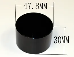 Wzmacniacz Czarna Średnica 48 mm Wysokość 30 mm Cylindryczny stały aluminiowy pokrętło wzmacniacza mocy napięcia z wskaźnikiem