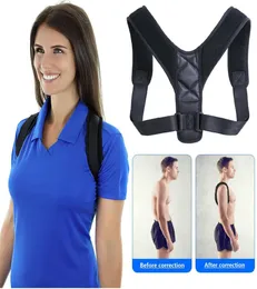 Brace Support Belt Justerbar baksida Korrigeringskorrigering CLAVICLE Ryggrad Back Axel Lumbal Posture Correction Body Support Corrector9550132