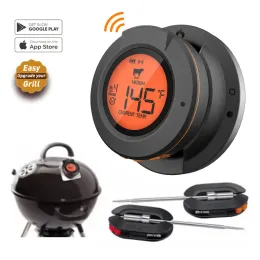 Izgara 2024 Yükseltme Açık Dijital Kablosuz Bluetooth Dome BBQ kömür ızgara ve fırın sigara içen için yemek eti termometresi