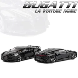 자동차 JKM 1:64 2019 Bugatti la Voiture Noire Super Car Diecast 모델 자동차 금속 섀시 충격 흡수 수집 모델 장식품