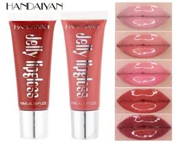 Handaiyan Jelly Lip Gloss Full Lips Candy Color Увлажняющий сексуальное мерцающее зеркало помада блеск блеск для губ глазурь8451389