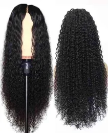 Fabrik Vollkorn 100 brasilianischer Knochen Straight Human Hair Händler Schwarze Frauen Curly Spitzenverschluss Frontal HD Spitze vordere Wigs7097764