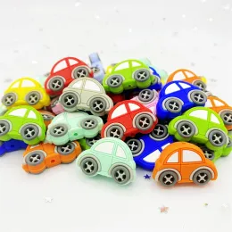 كتل 50pcs سيليكون سيليكون ميني سيليكون حبات الطفل Teether Bead Bead Toys Associory Food Grade Silicone Kid Boys Diy Toddler Toys