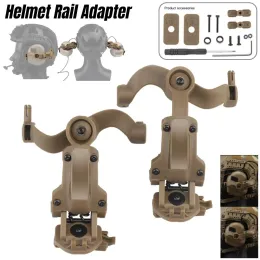 Taktisk hjälm hörlurar Rail Adapter headset Hjälm Rail Mount Kit Justerbar utrustning Riskluckan Access