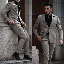 Maschile e giacca Gli ultimi due pezzi tute pantaloni smolciatore spillamento slim formale da ballo da ballo da ballo personalizzato