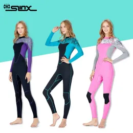 Костюмы Slinx Женская Wetsuis 2 мм Neorpene Aqualung OnePeece Superelastic Slim для серфинга мокрые костюмы Фриджинг костюм