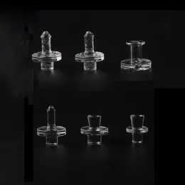 UFO Quartz Cap With Carving 10mm 12mm 32mmOD For Terp Slurpers/Control Tower quartz banger Nails