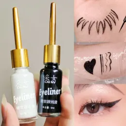 Eyeliner 9ml Eyeliner líquido preto branco 0,01mm super esbelta