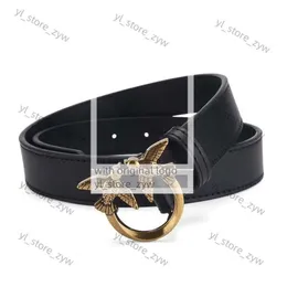 Pinkoo Belt 2024 New Designer Belt Brand Mens Womens Swallow Buckle Belt Classic Genuine Leather Fashion Bird Buckle Cowhide Belt Belt Wholesale 2543