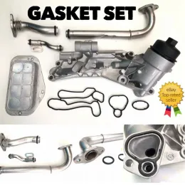 Ornamente für Vauxhall Astra H J 1,6 1.8 Ölfilterkühlergehäuse Dichtung Set 2004 2016 Autozubehör Innenräume Autoprodukte