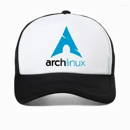 Ballkappen Arch Linux Männer Baseball Cap unisex verstellbarer Papa Hut cooles Sommer Mesh atmungsaktiven Schnapphüten Casquette