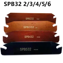 SCHAAR 1PCS SPB226 SPB326 SPB332 SPB432 10PCS SP300 SP400 SLITED SPB i wkładka do cięcia Lathe CNC SPB Uchwyt narzędzi