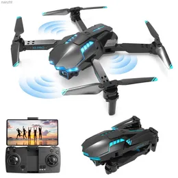 Drones XKRC X6 PRO WiFi FPV WiFi FPV with dual high-definition cameras 360 obstacle avoidance optical flow positioning LED foldable RC drone four frames WX