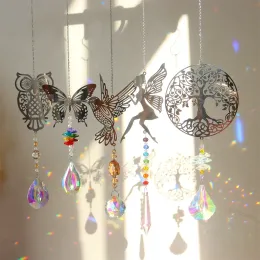 Украшения Crystal Suncatcher Sun Catcher To Wange Tree of Life Wind Pendants подвесные стеклянные призма