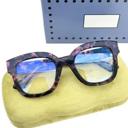 QuA Classic Unisex Square Plank okulary rama 10423 5023 Fashion Design Gogle Letters Ramka nogi Ramka wielokolorowa do recepty okulary gogle Fullset Desig Case