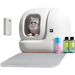 Caixas Petkit pura max gato caixa de areia automática de limpeza automática Versão global Global Cat Banheiro de gato Areno Autolimpieza Toilette