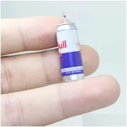 السحر 10pcs/Lot Drink Charm 3D Can Energy CAN Bottled for -keychain diy arring arring arming making actedings acessories drop delivery dhgay