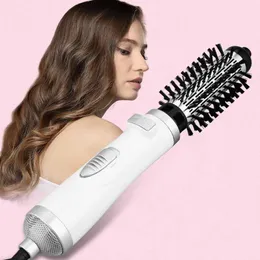 Hair Curlers Straighteners High-Quality Rotating Electric Hair Straightener Brush Hair Curler Hair Dryer Brush Hot Air Comb Negative Ion Hair-Air Brushes Y240504