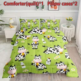 Полодное покрытие постельное белье мультфильм коров
