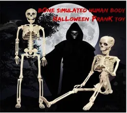 Decoração de Halloween de esqueleto de Screy Man Posable Scary Man Scary Bone Creepy Party Decoration Colorful Happy Party DIY Decoration7239581