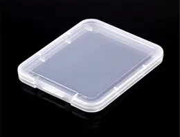 Plastik Kılıflar Kutular Şeffaf Standart Bellek Kartları Tutucu MS Beyaz Kutu Depolama Kılıfı TF Micro XD SD Kart Durumu Case6871476