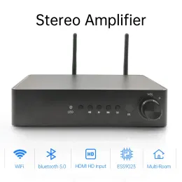 アダプターWA60 60W*2 ESS9023 WiFiおよびBluetooth HifiステレオクラスD Spotify AirPlay Equalizer Freeアプリ付きデジタルマルチルームアンプ