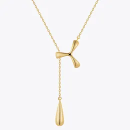 Enfashion Windmühle Tropf Halskette für Frauen in goldenen Farbanhängen Halsketten Mode Juwelierparty Collares Para Mujer P3328 240430