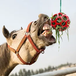 Matning häst behandla bollhö matare leksak kul hängande matning leksak nötkreatur och hästfoder dispenser vara lämplig för häst get får