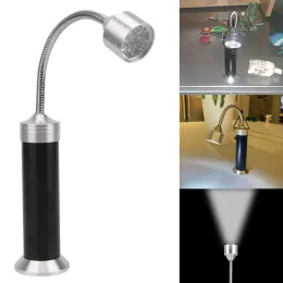 Grillar 360 ° Justerbar magnetisk bas utomhusbelysning 1 st 9 LED -ficklampa BBQ Grill Light Superbright Soft Tube Lighting Lamp