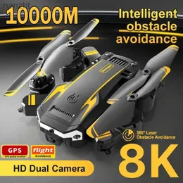 Drones New G6Pro Drone Professional 8K G Dual Camera 5G Obstacle Avoidance Optical Flow Positioning Brushless Upgrade RC 10000M WX