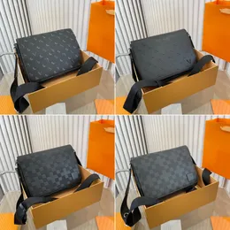 Bolsas de designer de couro genuíno de top masculas manobras de pm