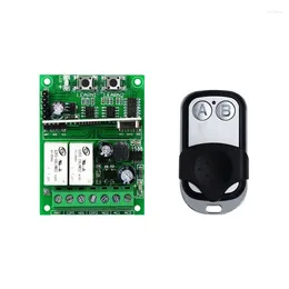 Fernbediener DC 12V 24V 36V 10A Relais 2 Kanal Radio RF Wireless Steuerschalter Lampe/Beleuchtung/LED/Tür 433,92 MHz