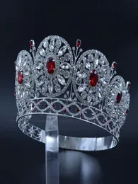 Rhinestone Crown Miss Beauty Crowns for Pageant Contest Privat Custom Round Circles Bridal Wedding Hair Smycken Pannband MO228 Y26073915