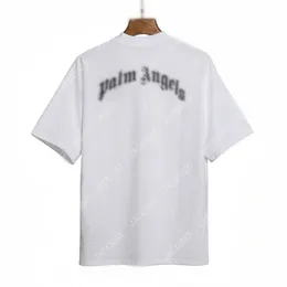 Palm pa harajuku 24ss molla rotta per lettere orso decapitato con lettere logo maglietta sciolta hip hop oversize hip hop unisex a manica corta tees angeli 2058 qfl