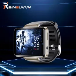 Смотреть Rainbuvvy DM101 4G LTE Smart Watch 2.4G 5G Двойной полосы Wi -Fi 2,41 дюйма 3 ГБ ОЗУ 32 ГБ ПЗУ 5MP/2MP Двойная камера часы