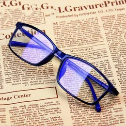 Small Frame Student Computer Optical Eyeglasse Men mode Anti Blue Light Fake Glasses Blocking 240423