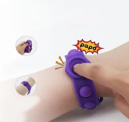 Squeeze Toy Wristband Push Bubble Toys Bracelet Party Taving Autism Envision Private Reciever وزيادة Focus1582050