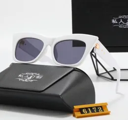 Yüksek kaliteli marka kadın güneş gözlüğü taklit 6172 lüks erkekler güneş gözlükleri UV koruma erkekler tasarımcı gözlük gradyan moda wom1695931