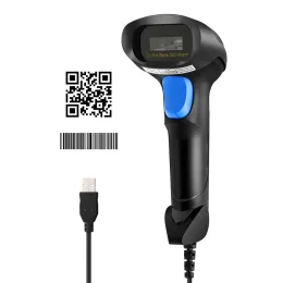Scanners Eyoyo L5 Wired Ccd Barcode Scanner 1d 2d Bar Code Reader Qr Data Matrix Pdf417 Automatic Barcode Reader for Os Windows Linux
