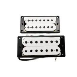 Tillbehör 7 strängar gitarr pickups humbucker keramik nacke och bridge elgitarr pickups 4c vita professionella gitarrdelar