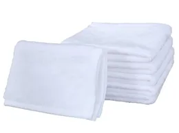 فارغ تسامي منشفة البوليستر القطن 3030 سم منشفة فارغة أبيض مربع منشفة ديي الطباعة المنزل