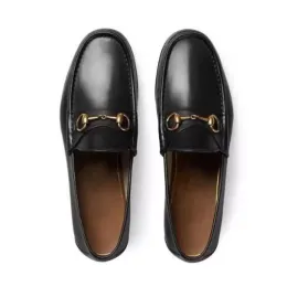 Sandaler designer mules Princetown Flat Soled Casual Shoes Authentic Cowhide Metal Buckle Mocassin Slipp Leather Men Women Trample Luxury L