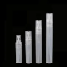 5ml 8ml 10ml 10mlミニプラスチックペン香水スプレーボトルフロストプラスチック空の空の詰め替え可能な香水ボトルミニ細かいミストボトルポケット香水アトマイザー