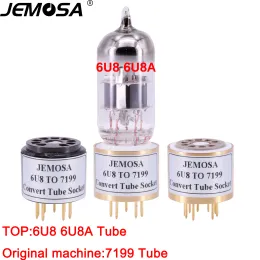 Verstärker 1PC 9Pin Rohr Buchse 6U8A 6U8 bis 7199 Röhrchen (unten) DIY Audio Vakuumrohrverstärker Konvertier -Sockeladapter konvertieren